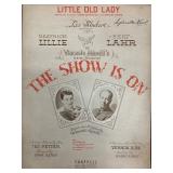 The Show Is On unsigned sheet music