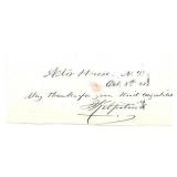 Union Cavalry Commander H.J. Kilpatrick Signed...