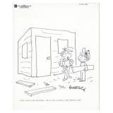 Joe Buresch signed original hand drawn sketch