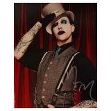 Marilyn Manson signed photo