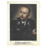 Nazi Head of the SS Heinrich Himmler Signed Photo