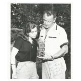Art Carney and Paul Harding signed photo