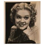 Hello, Dolly! Alice Faye signed photo