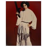 Star Wars Carrie Fisher signed photo