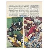 Dwight White and Lee Roy Jordan signed magazine...