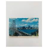 San Francisco Bay Bridge vintage post card