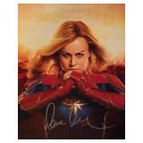 Captain Marvel Brie Larson signed photo