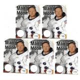 Astronaut Neil Armstrong signed space card