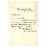 Union General Robert Seaman Granger Signed...