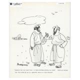 Joe Buresch signed original hand drawn sketch