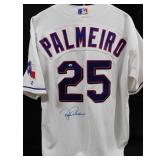 Texas Rangers Rafael Palmeiro Signed Jersey