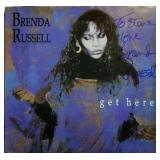Brenda Russell Get Here signed 45 record sleeve