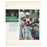 Mel Gray signed magazine photo