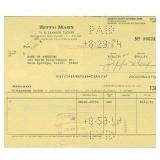 Marx Brothers Zeppo Marx Signed Original Yellow...