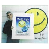 Smiley Face Creator Harvey Ball signed Smiley...