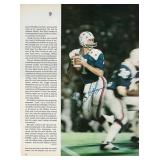 Bert Jones signed magazine photo