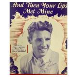 Ozzie Nelson facsimile signed And Then Your...