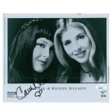 Wilson Phillips Carnie Wilson signed promo...