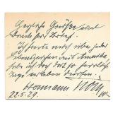 German Aviator Herman Koehl Signed Letter