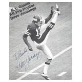 NY Giants Dave Jennings signed magazine photo