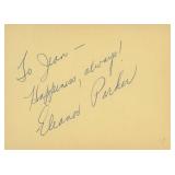 The Sound of Music Eleanor Parker signed note