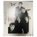 The Cure band signed photo