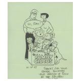 Cartoonist Bil Keane signed flyer