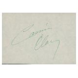 Cassius Clay signature cut