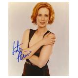 Sex In The City Cynthia Nixon signed photo