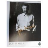 Joe Sample signed photo
