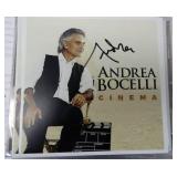Andrea Bocelli signed Cinema CD