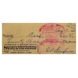 Football Coach Clark Shaughnessy double signed...