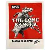 The Lone Ranger John Hart signed original radio...