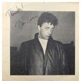 Tim Curry signed album insert sleeve