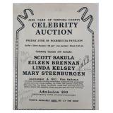 Ventura County celebrity auction signed poster
