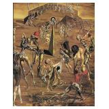 Salvador Dali signed color illustration
