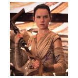 Star Wars Daisy Ridley signed movie photo