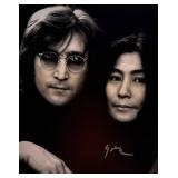 Yoko Ono signed photo