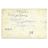 Cosmonaut Yuri Gagarin signed photograph