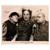 Three Stooges Larry, Moe, and Curly Joe signed...