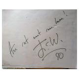 John Waits original autograph