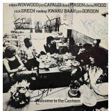 Traffic Welcome to the Canteen signed album
