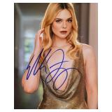 A Complete Unknown Elle Fanning signed photo