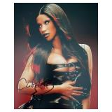 Rapper Cardi B signed photo