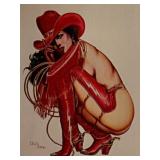 Artist Olivia DeBerardinis Pin Up 1992...