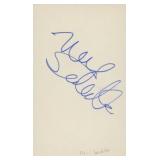 Singer Neil Sedaka signature cut