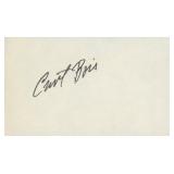 Casablanca Curt Bois signature cut