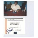 Heavyweight Boxer Larry Holmes signed certificate