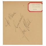 Musician Jon Hall original signature