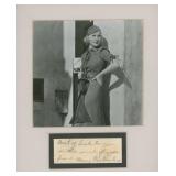 Dead Man Walk Mary Carlisle signed note